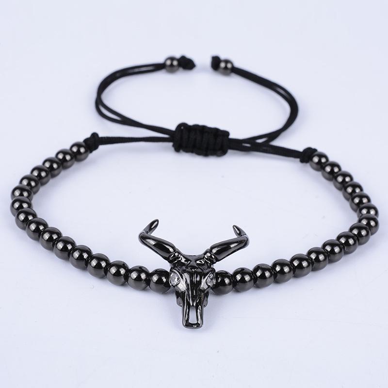 JYL TS Bracelet Couple Matte Bead Style Strengthens Bond And Stability gun black темно-пурпурового кольору
JYL TS Bracelet Couple Matte Bead Style Strengthens Bond And Stability gun black темно-пурпурового кольору