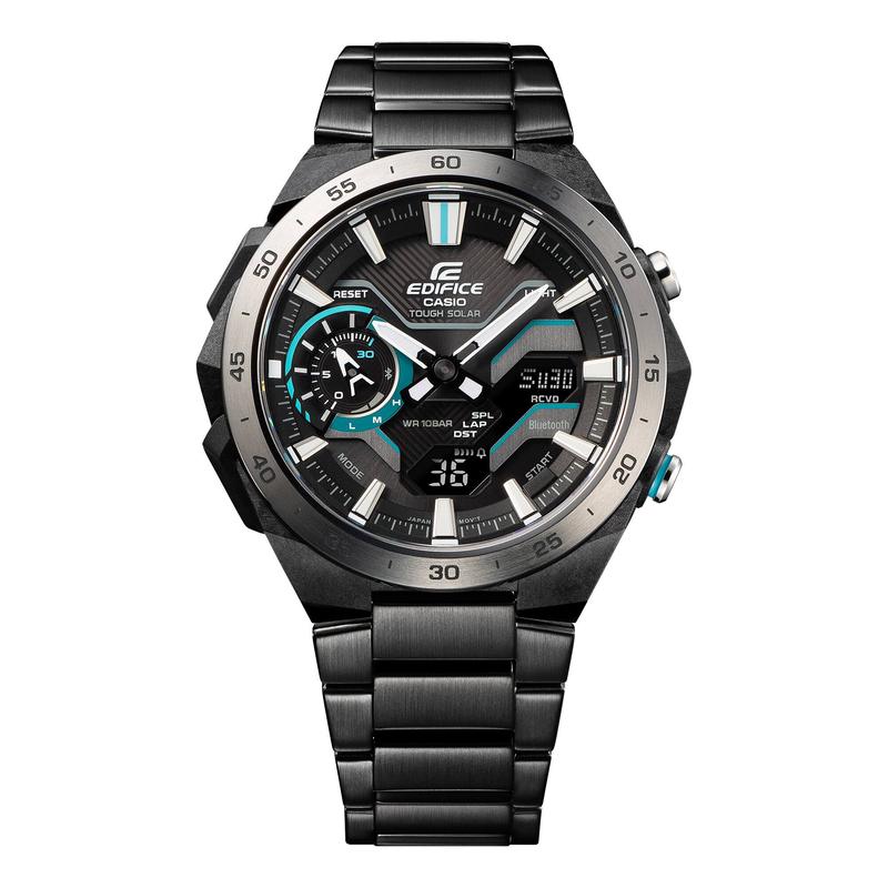 CASIO EDIFICE WINDFLOW series 100 meters waterproof Bluetooth connection calendar alarm clock solar Quartz Steel Strap men s watch black ECB-2200DD-1A чорний
CASIO EDIFICE WINDFLOW series 100 meters waterproof Bluetooth connection calendar alarm clock solar Quartz Steel Strap men s watch black ECB-2200DD-1A чорний