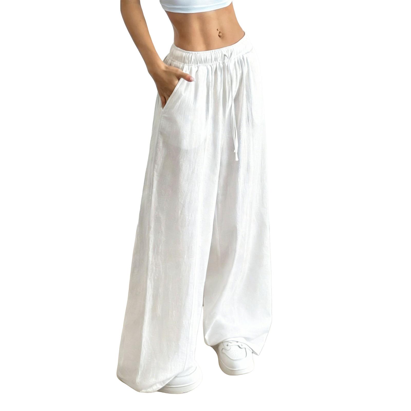 Women s Loose Straight,Leg Trousers, Casual Long Pants with Pockets XL білий
Women s Loose Straight,Leg Trousers, Casual Long Pants with Pockets XL білий