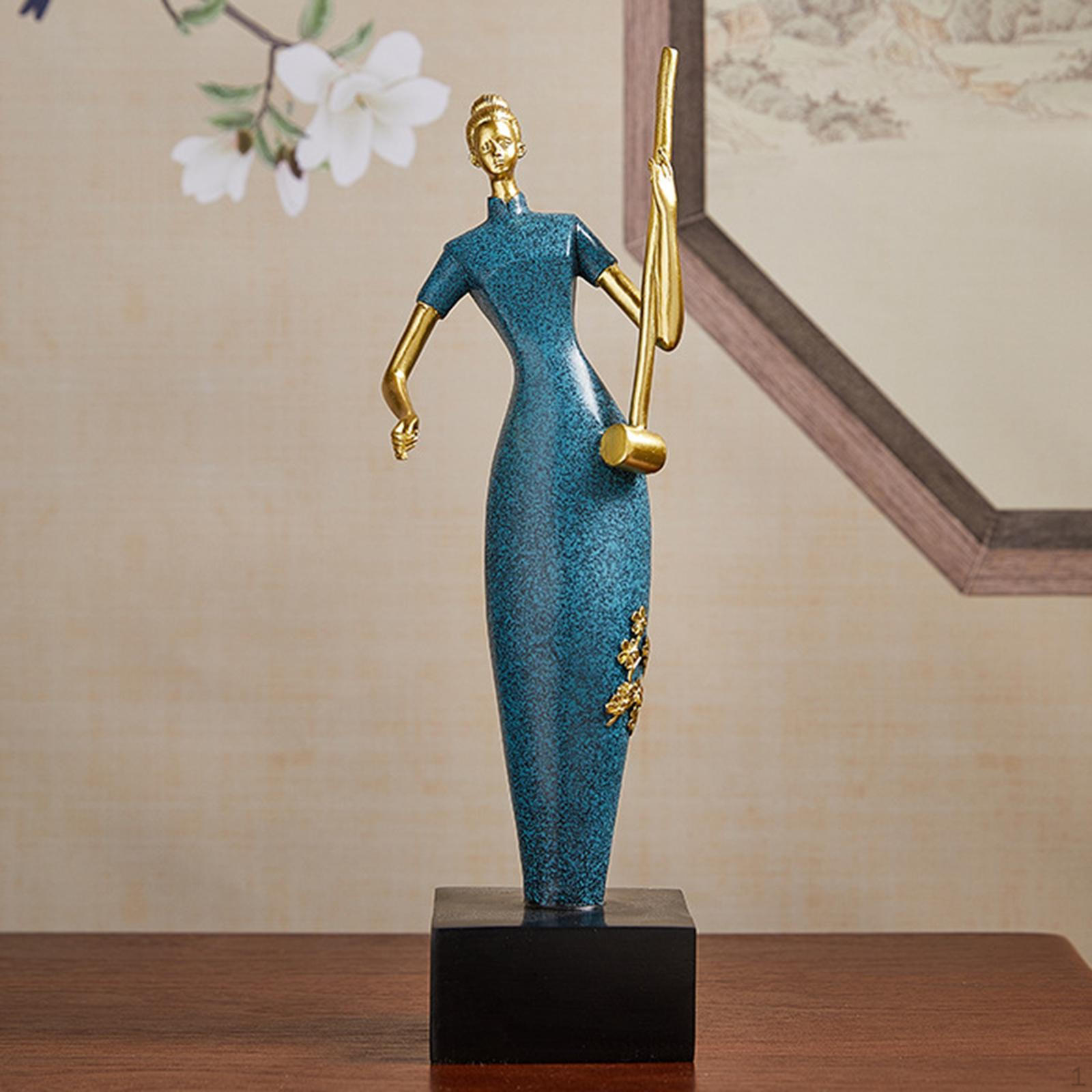 Статуя китайської жінки-музиканта Скульптура ручної роботи Колекційна декоративна настільна прикраса для Erhu
Статуя китайської жінки-музиканта Скульптура ручної роботи Колекційна декоративна настільна прикраса для Erhu