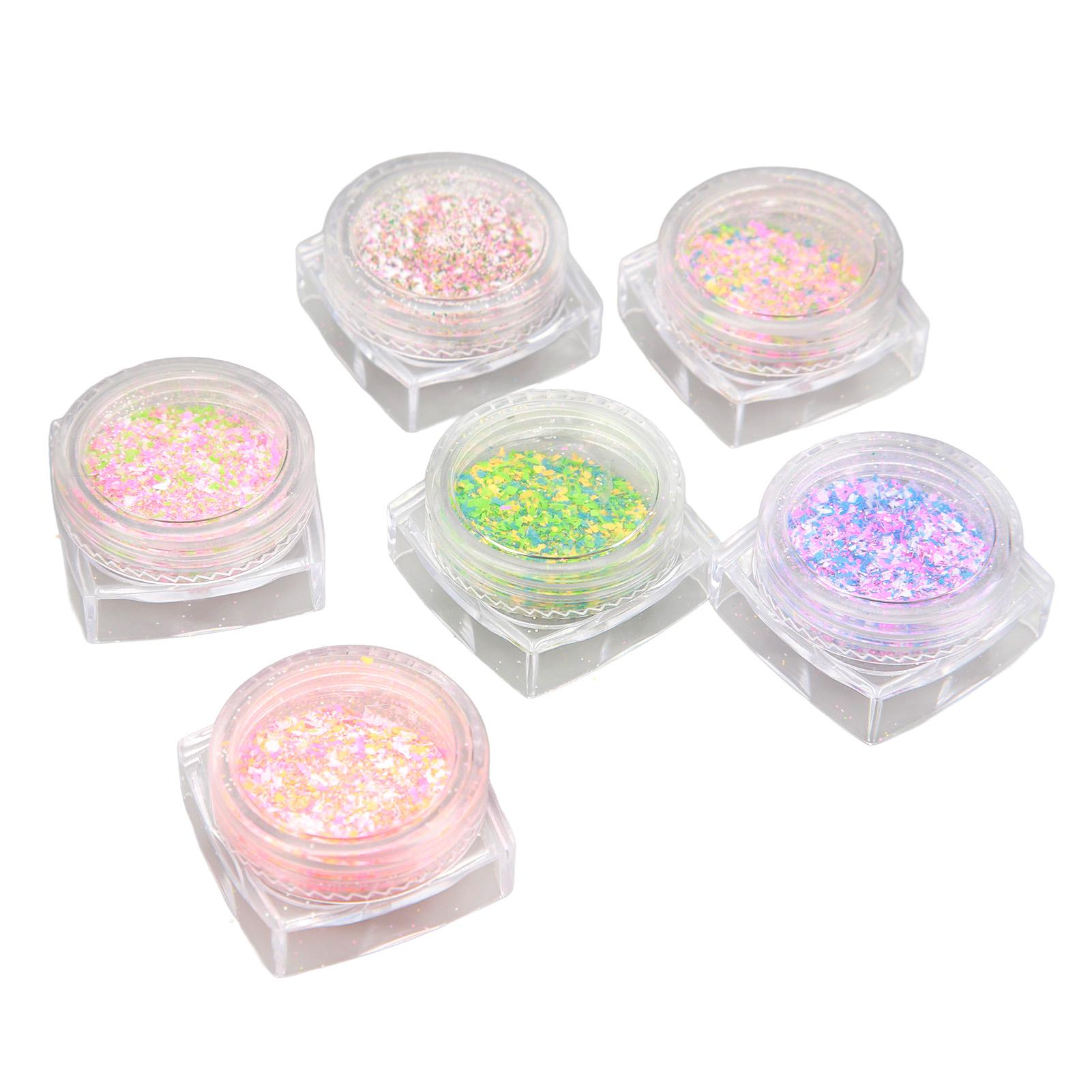 6pcs Nail Powders Knitting Wool Powder Shining Sugar Effect Glitter Candy Glitter Pigment Dust
6pcs Nail Powders Knitting Wool Powder Shining Sugar Effect Glitter Candy Glitter Pigment Dust