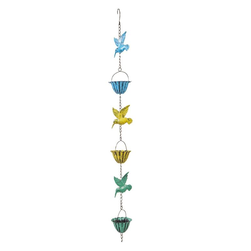 1Pc Rain Chain, Hummingbird Rain Chains For Outside, Metal Rain Chain Bell, Decorative Rain Catcher Chain Replacement Downspout
1Pc Rain Chain, Hummingbird Rain Chains For Outside, Metal Rain Chain Bell, Decorative Rain Catcher Chain Replacement Downspout