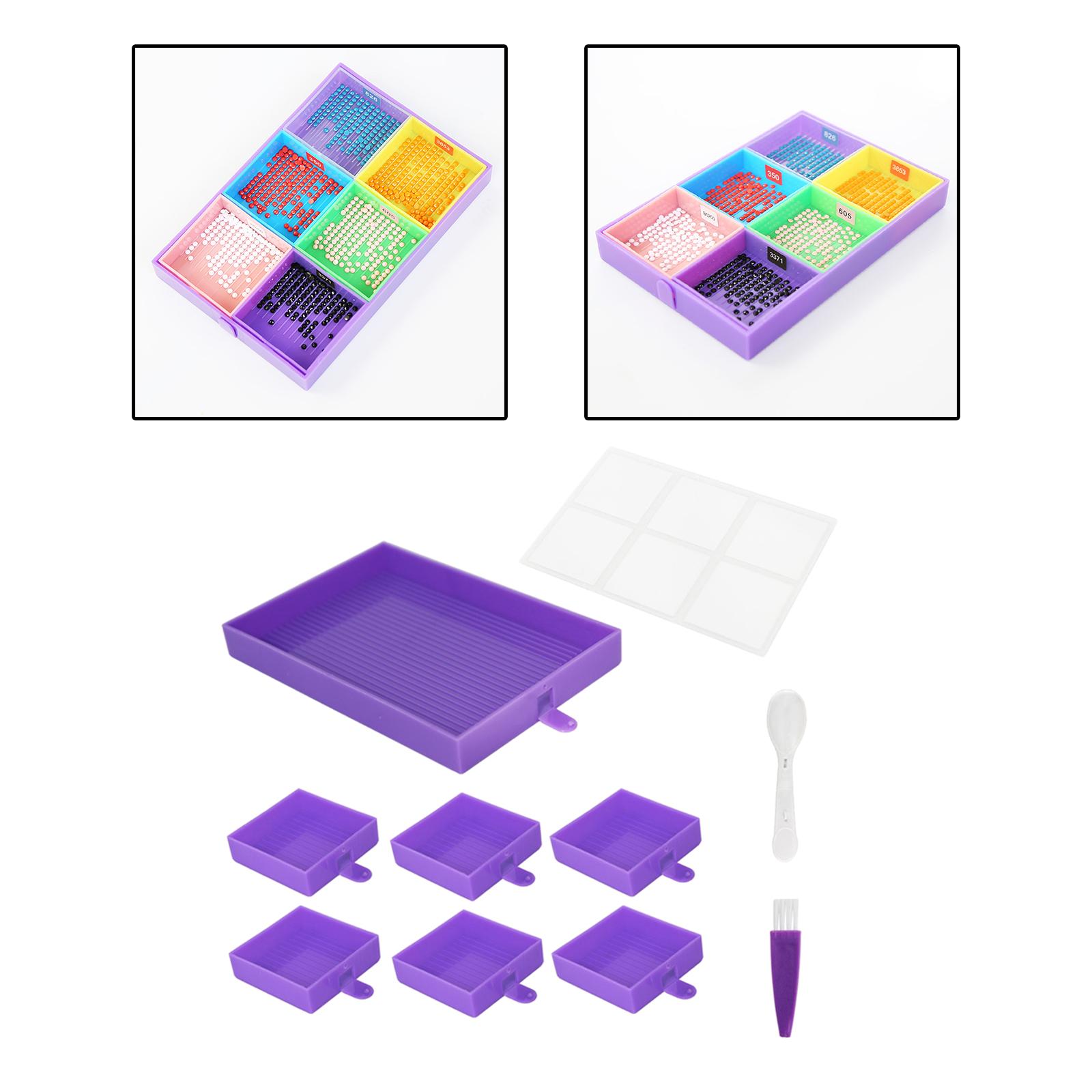 Diamond Paint Tray Holder Large Capacity Bead Sorting Trays for Adults Kids фиолетовый
Diamond Paint Tray Holder Large Capacity Bead Sorting Trays for Adults Kids фиолетовый