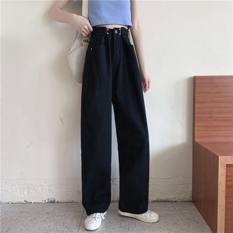 Women s High-Waisted, Wide-Leg, Adjustable, Slimming Jeans – Spring Style, Straight Floor-Length, with Good Drape XL чёрный
Women s High-Waisted, Wide-Leg, Adjustable, Slimming Jeans – Spring Style, Straight Floor-Length, with Good Drape XL чёрный