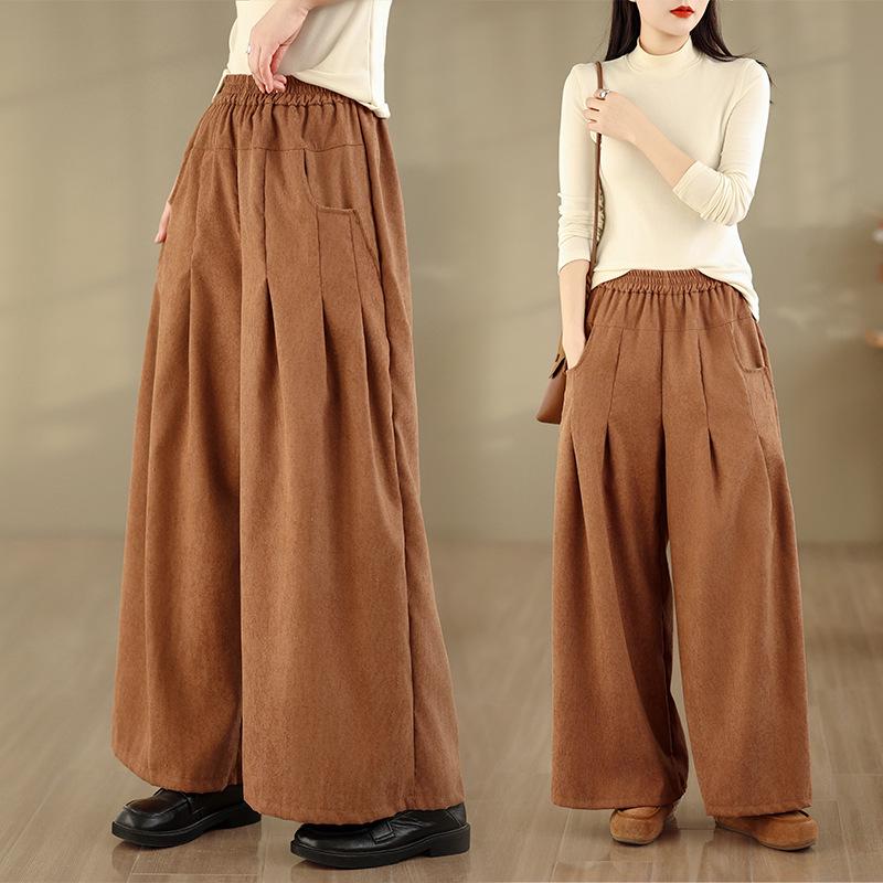 Corduroy Wide-Leg Retro Pants: Artistic, Loose, Versatile, and Comfortable Casual Wear Extra Large
Corduroy Wide-Leg Retro Pants: Artistic, Loose, Versatile, and Comfortable Casual Wear Extra Large