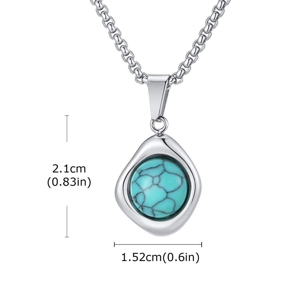 Vnox Tiger Eye Stone Pendant Necklace for Men, 45 50 55 60cm Box Chain Waterproof Stainless Steel Natural Stone Necklace 60cm
Vnox Tiger Eye Stone Pendant Necklace for Men, 45 50 55 60cm Box Chain Waterproof Stainless Steel Natural Stone Necklace 60cm