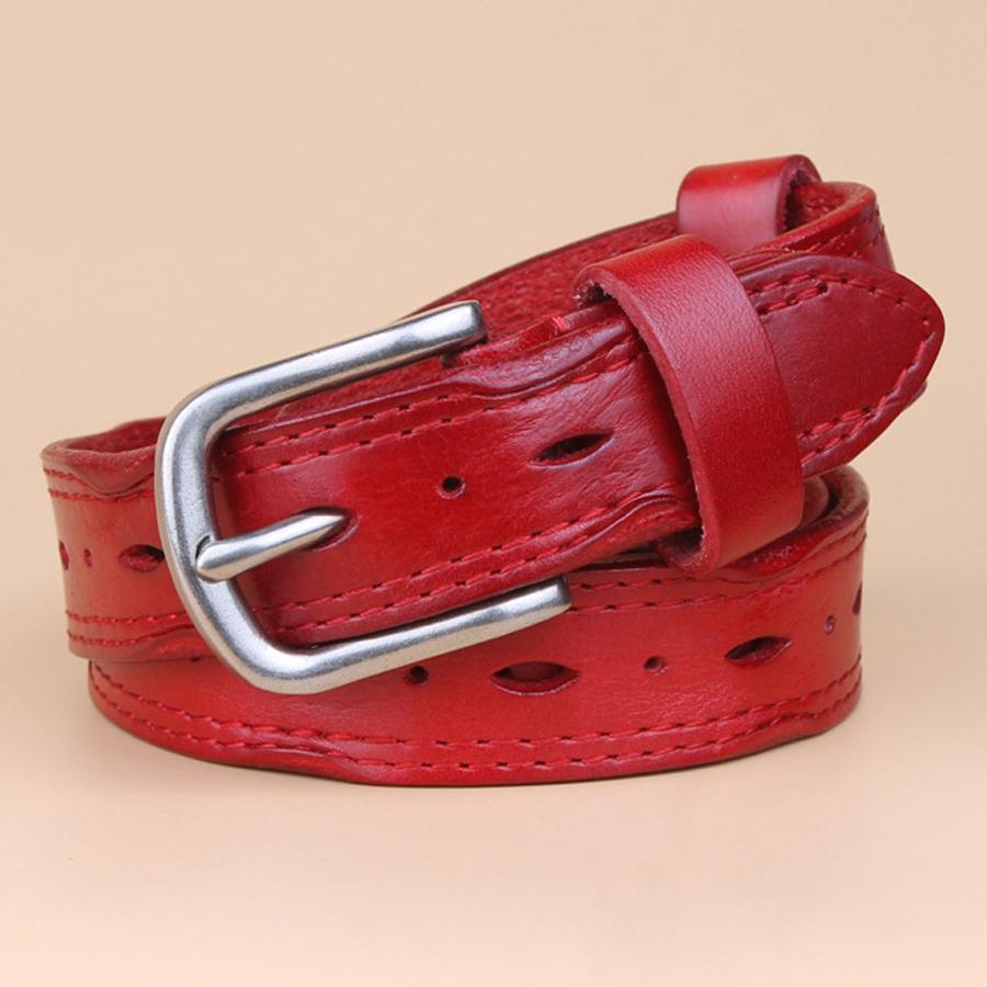 2.3CM Women High Quality Real Genuine Leather Belt Luxury Vintage Hollow Out Pin Buckle Female Belt for Jeans Designer Belts 110cm червоний
2.3CM Women High Quality Real Genuine Leather Belt Luxury Vintage Hollow Out Pin Buckle Female Belt for Jeans Designer Belts 110cm червоний