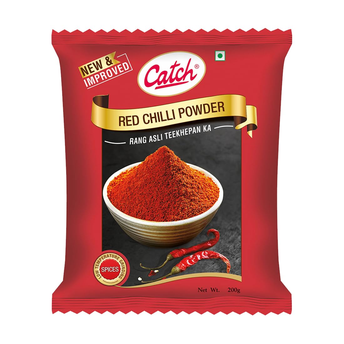 Catch Red Chilli Powder Lal Mirch 200g Pack of 1 High-Quality Indian Spice for Cooking and Flavor
Catch Red Chilli Powder Lal Mirch 200g Pack of 1 High-Quality Indian Spice for Cooking and Flavor