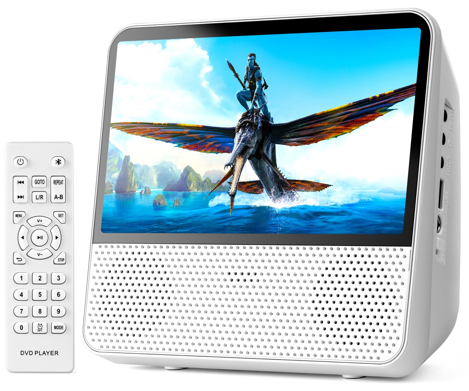 Portable DVD Player ROADOM Tabletop Multifunctional DVD Player Large Screen 5 Hours Continuous Playback Supports Both Bluetooth Compatible with Cards
Portable DVD Player ROADOM Tabletop Multifunctional DVD Player Large Screen 5 Hours Continuous Playback Supports Both Bluetooth Compatible with Cards