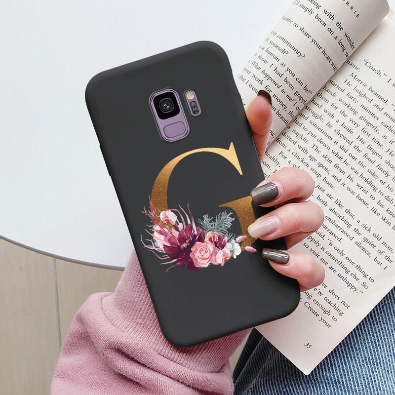For Samsung Galaxy S9 S 9 Plus Case Flower Gold Letter A Z Shockproof Soft Silicone Phone Cover For Samsung S9 S9+ Bag S9Plus Samsung S9 Plus
For Samsung Galaxy S9 S 9 Plus Case Flower Gold Letter A Z Shockproof Soft Silicone Phone Cover For Samsung S9 S9+ Bag S9Plus Samsung S9 Plus