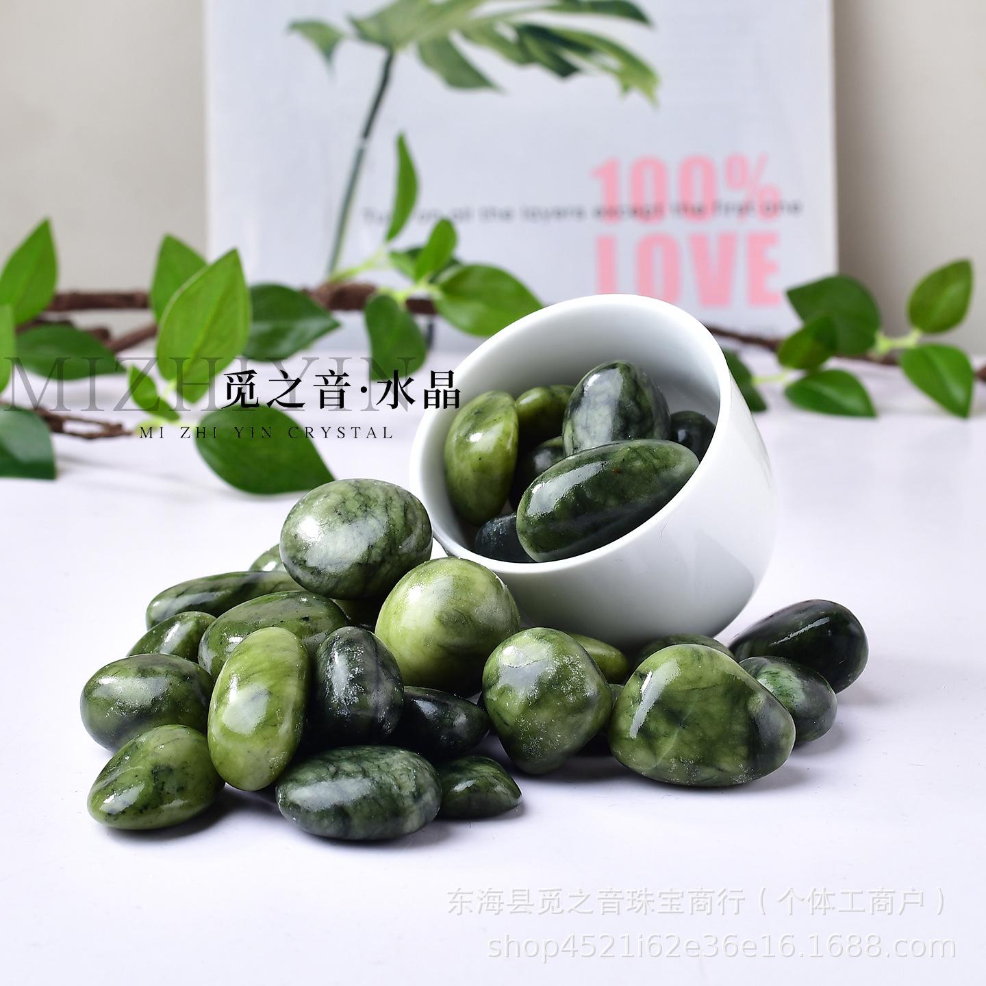 Natural Green Stone Roller: Large Particle Polishing Stone for Fish Tank and Bonsai Decoration 2-3cm, 100g
Natural Green Stone Roller: Large Particle Polishing Stone for Fish Tank and Bonsai Decoration 2-3cm, 100g