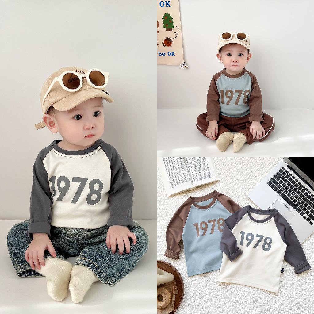 Infants & Toddlers Korean Style Retro Cotton Long-Sleeve T-Shirt - Boys & Girls Spring/Autumn Fashion Top 80 cm
Infants & Toddlers Korean Style Retro Cotton Long-Sleeve T-Shirt - Boys & Girls Spring/Autumn Fashion Top 80 cm