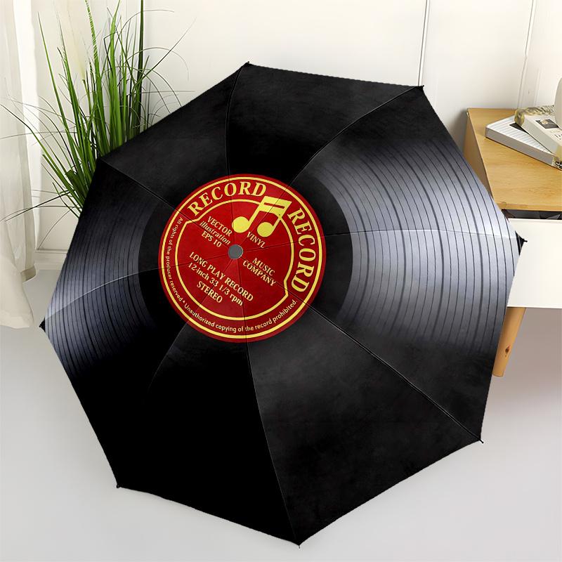 Vinyl Record, Music Company themed Eight rib Automatic Folding Umbrella Is Suitable for Both Men and Women, Making It A Perfect Christmas an
Vinyl Record, Music Company themed Eight rib Automatic Folding Umbrella Is Suitable for Both Men and Women, Making It A Perfect Christmas an