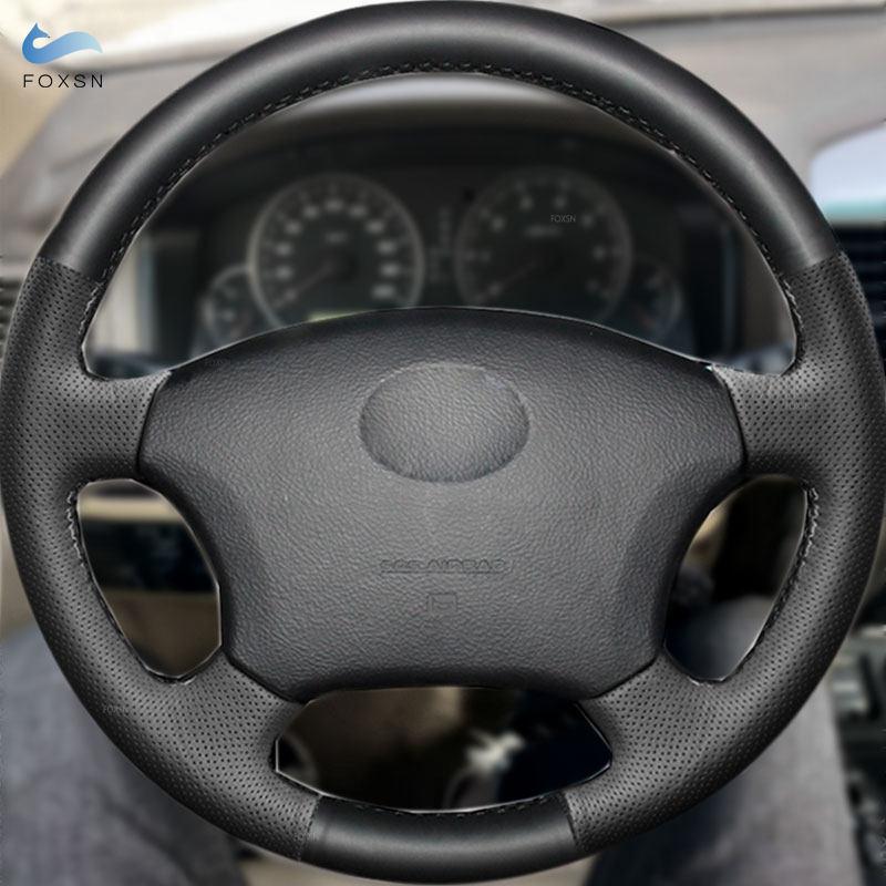 Для Toyota Hilux Highlander 4Runner Sequoia Sienna Tundra для Lexus LS400 GX470, прошитый вручную кожаный чехол на руль
Для Toyota Hilux Highlander 4Runner Sequoia Sienna Tundra для Lexus LS400 GX470, прошитый вручную кожаный чехол на руль