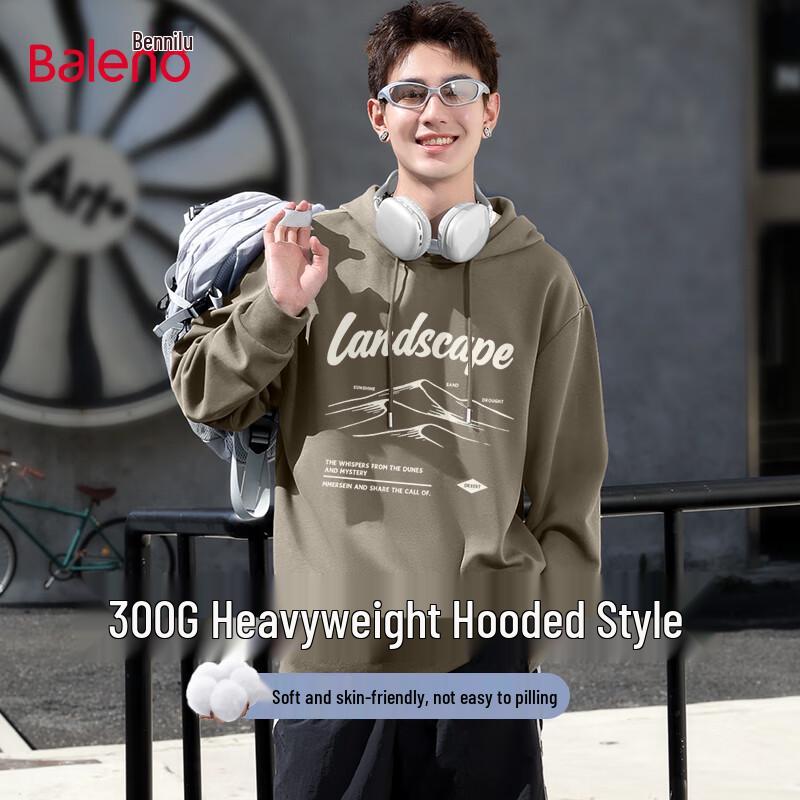 Baleno Men s American Style Pullover Hooded Sweatshirt M
Baleno Men s American Style Pullover Hooded Sweatshirt M