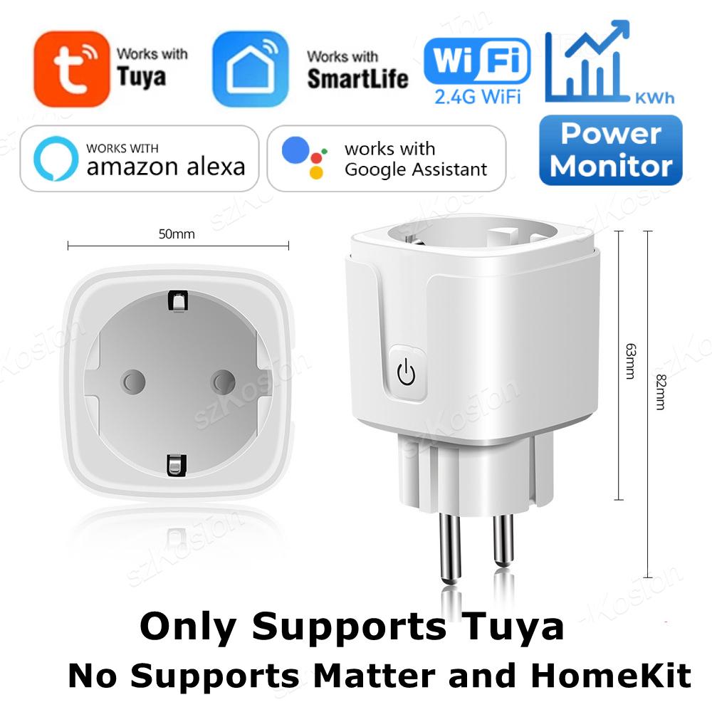 16A/20A Matter WiFi Smart Plug Tuya Smart Socket Побутова техніка Розетка для HomeKit SmartThings Робота з Siri Alexa Google 16A
16A/20A Matter WiFi Smart Plug Tuya Smart Socket Побутова техніка Розетка для HomeKit SmartThings Робота з Siri Alexa Google 16A