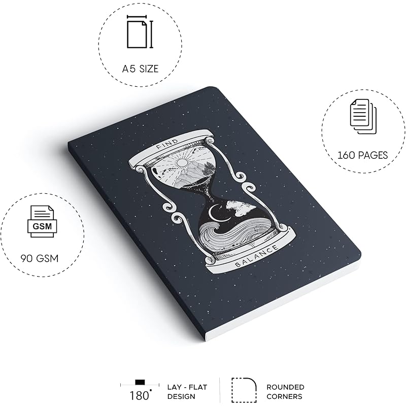 Factor Notes A5 Notebook: Ruled | 90 Gsm | 160 Pages (Find Balance) a5
Factor Notes A5 Notebook: Ruled | 90 Gsm | 160 Pages (Find Balance) a5