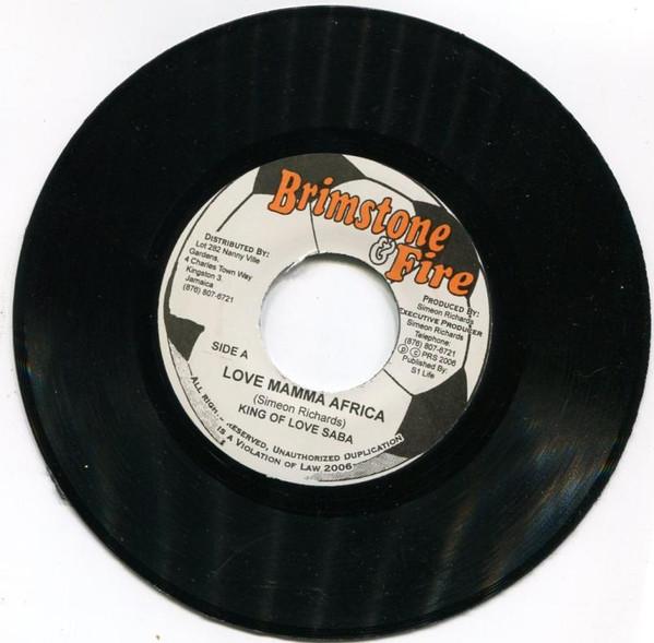 7inch Record SABA TOOTH - Love Mamma Africa / Go For Your Goa NONE Brimstone & Fir 2006 Jamaica Reggae, Ska & Dub Used
7inch Record SABA TOOTH - Love Mamma Africa / Go For Your Goa NONE Brimstone & Fir 2006 Jamaica Reggae, Ska & Dub Used
