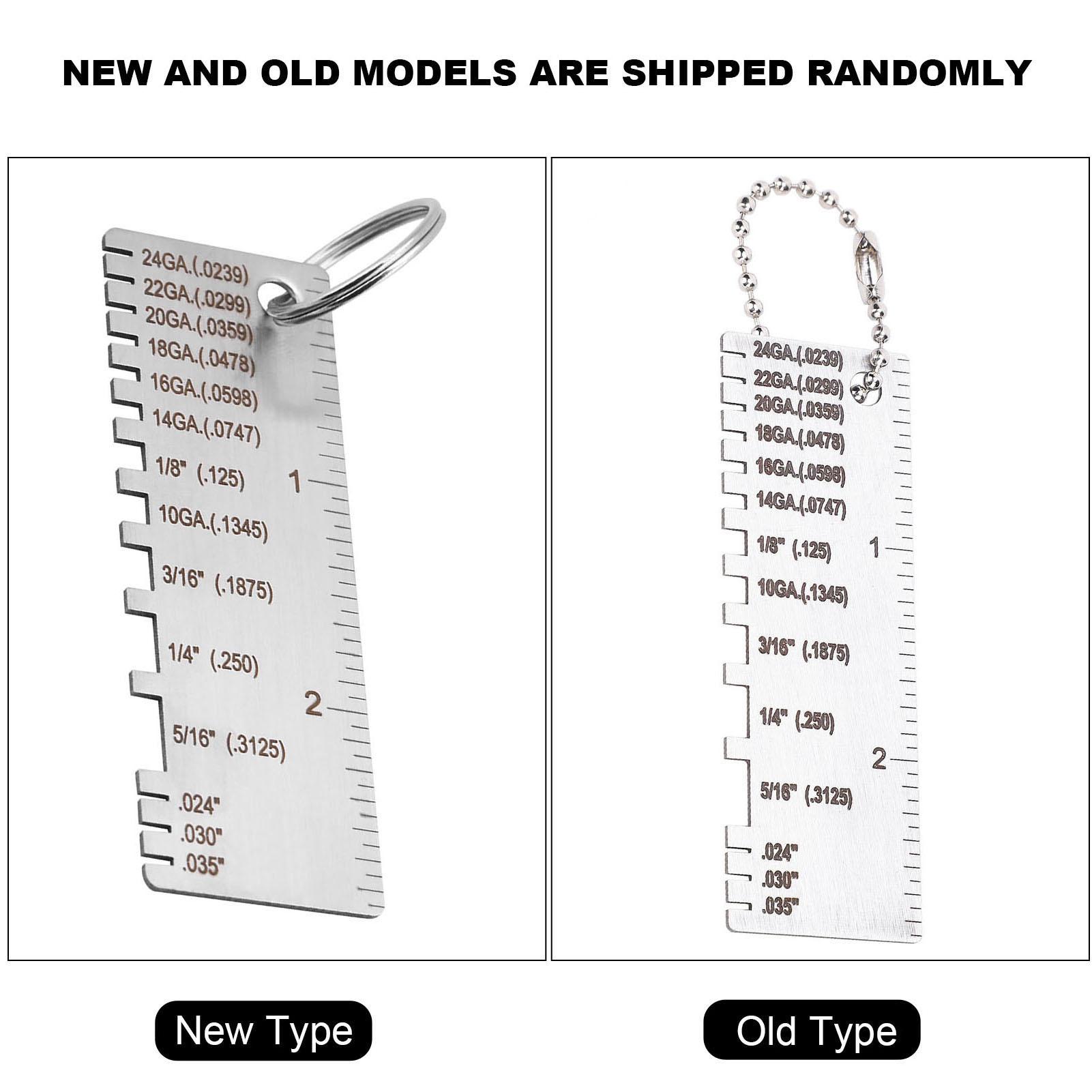 Welding Gage Stainless Steel Wire/Metal Sheet Thickness Gauge Welding Gage Plated Size Inspection Tool Welding Inspection Tool
Welding Gage Stainless Steel Wire/Metal Sheet Thickness Gauge Welding Gage Plated Size Inspection Tool Welding Inspection Tool