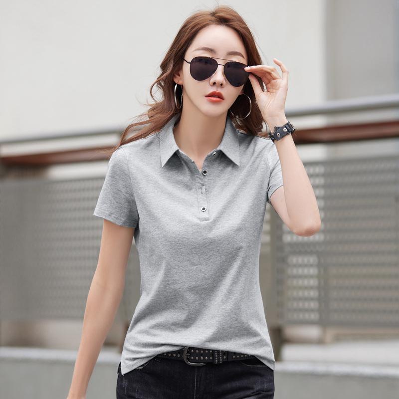 Women s Loose-Fit Purple Cotton Polo Shirt - Summer 2025 Korean Style with Lapel and Short Sleeves L (115-125 jin) серый
Women s Loose-Fit Purple Cotton Polo Shirt - Summer 2025 Korean Style with Lapel and Short Sleeves L (115-125 jin) серый