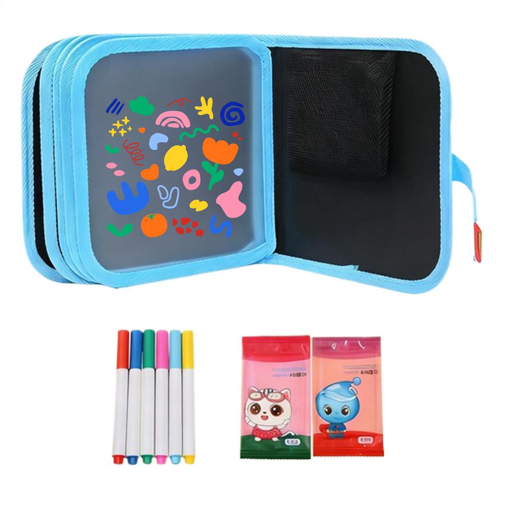 Erasable Pad Painting Book with 12 Pens, Reusable Scribble Book and Markers for Kids Art Activity Travel School Classroom Play
Erasable Pad Painting Book with 12 Pens, Reusable Scribble Book and Markers for Kids Art Activity Travel School Classroom Play