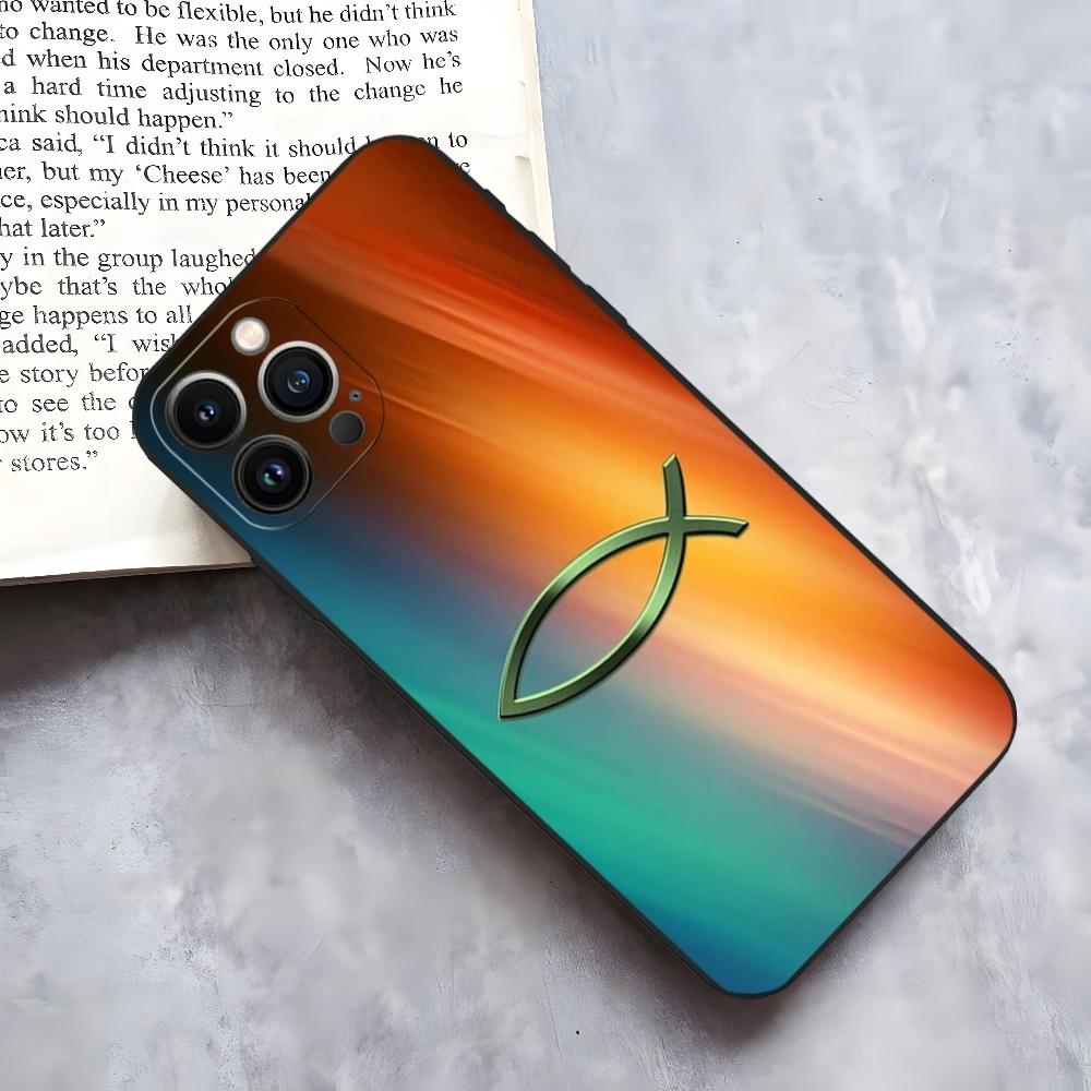 Fish Symbol Jesus Christ Christian Phone Case for iphone 15 14 Pro 13 Mini 11 12 Max Xr X Xs 8 Plus Shockproof Back Cover iPhone13
Fish Symbol Jesus Christ Christian Phone Case for iphone 15 14 Pro 13 Mini 11 12 Max Xr X Xs 8 Plus Shockproof Back Cover iPhone13