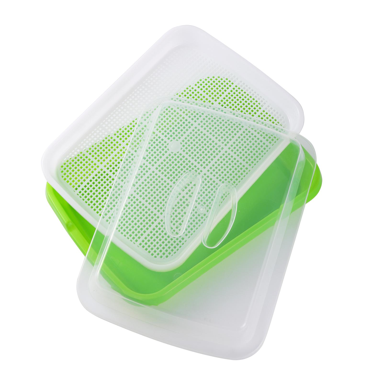 Seed Sprouter Tray Double Layer Soilless Bean Culture Hydroponic Nursery Plate Sprouting Pot Planter Garden Home Garden tools
Seed Sprouter Tray Double Layer Soilless Bean Culture Hydroponic Nursery Plate Sprouting Pot Planter Garden Home Garden tools