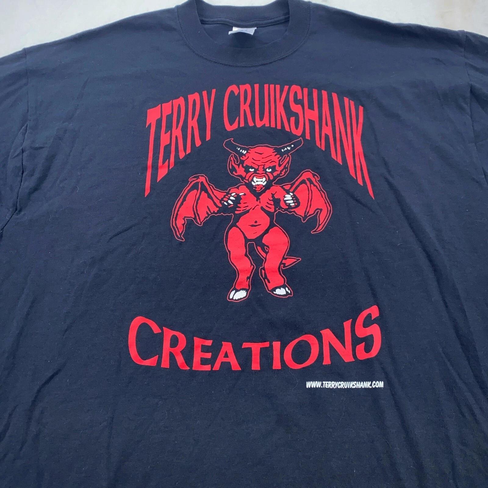 vtg TERRY CRUIKSHANK CREATIONS T-Shirt LARGE/XL horror movie doll devil L
vtg TERRY CRUIKSHANK CREATIONS T-Shirt LARGE/XL horror movie doll devil L