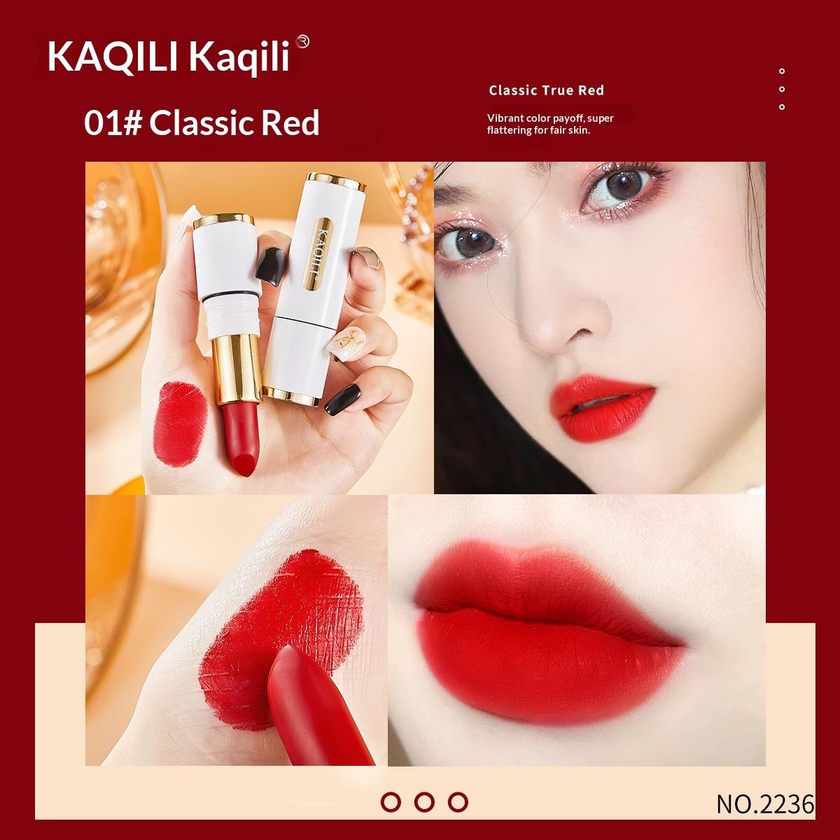 Silk Mist Velvet Non-stick Cup Non-fading Lipstick Matte Long-lasting Lipstick Waterproof Small White Tube Lipstick
Silk Mist Velvet Non-stick Cup Non-fading Lipstick Matte Long-lasting Lipstick Waterproof Small White Tube Lipstick