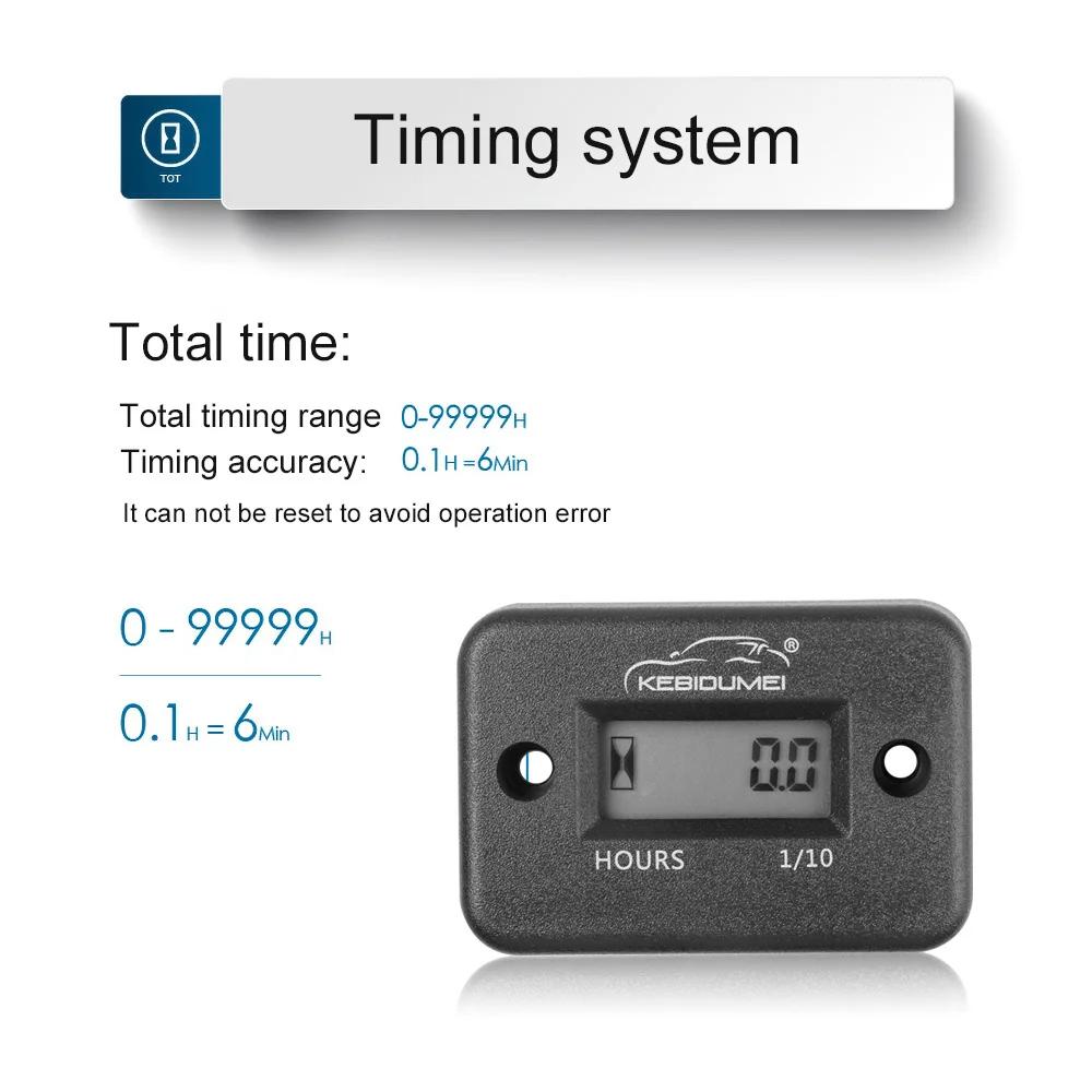 Motorcycle Hour Meter Inductive Hour Meter LCD Display Digital for UTV ATV Electric saw Engine Not Tachometers Model чорний
Motorcycle Hour Meter Inductive Hour Meter LCD Display Digital for UTV ATV Electric saw Engine Not Tachometers Model чорний