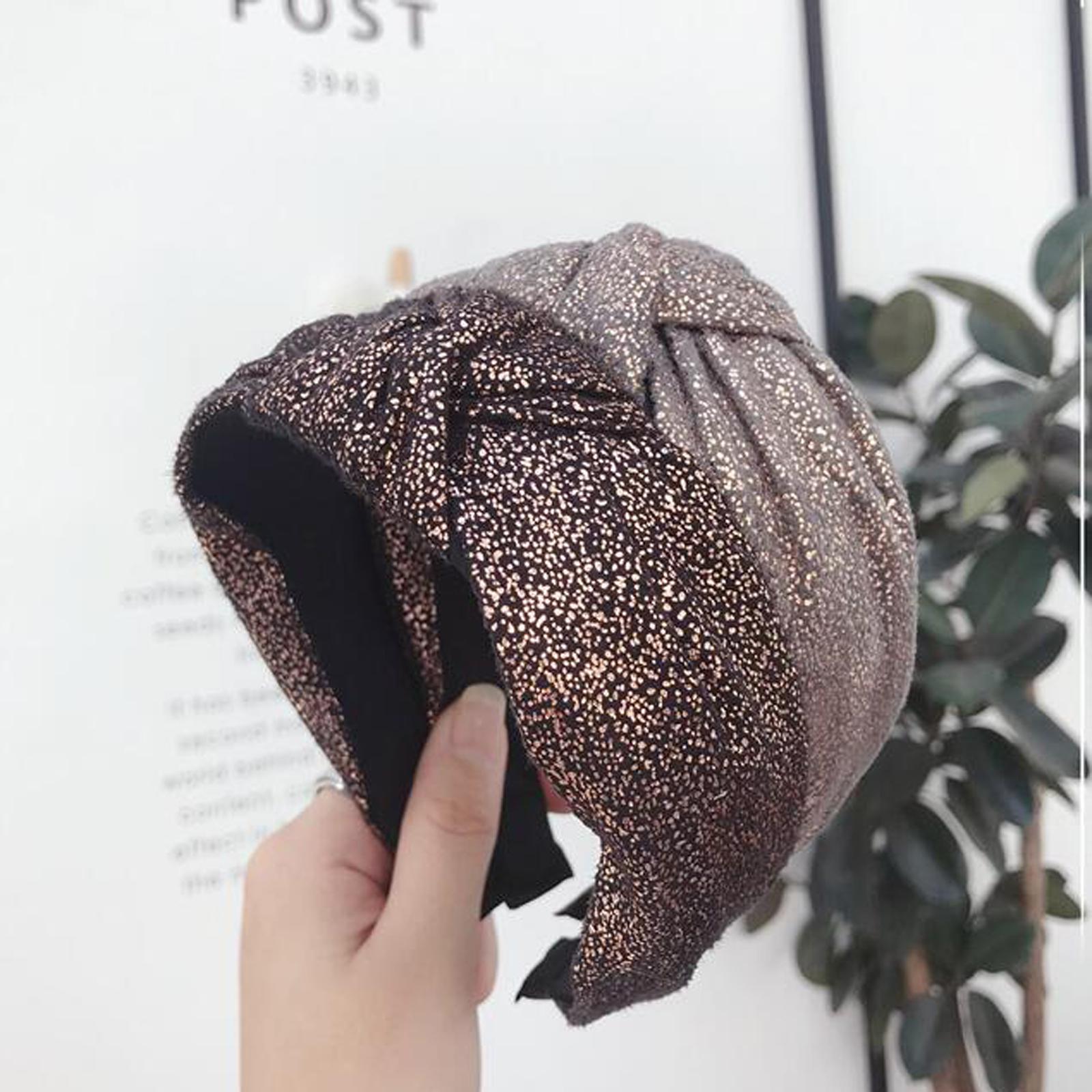 New Vintage Hairband Women Shining Stamping Cloth Wide Side Center Knot Headband Adult Classic Hair Accessories
New Vintage Hairband Women Shining Stamping Cloth Wide Side Center Knot Headband Adult Classic Hair Accessories