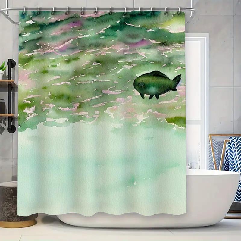 Green Watercolor Fish Shower Curtain Set Waterproof Fabric Bath Shower Curtains For Home Decor In Kitchen Bathroom Buy On Aliexp W60H190(CM)-1 Pcs
Green Watercolor Fish Shower Curtain Set Waterproof Fabric Bath Shower Curtains For Home Decor In Kitchen Bathroom Buy On Aliexp W60H190(CM)-1 Pcs