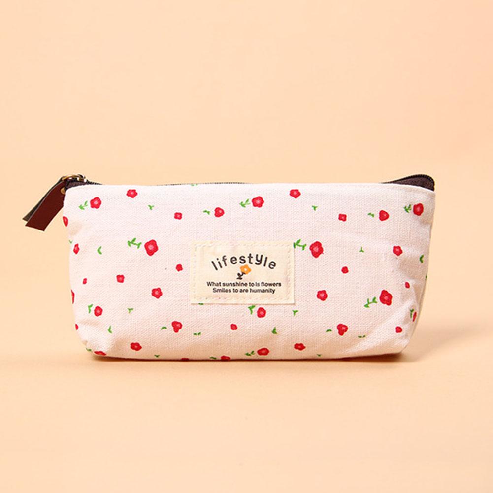 Sweet Flower Floral Pencil Pen Case Bag Multifunctional Stationery Storage Purse(Beige)
Sweet Flower Floral Pencil Pen Case Bag Multifunctional Stationery Storage Purse(Beige)