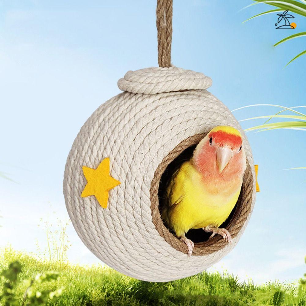 Comfortable Coconut Husk Bird Cages Bite Resistant Bird House Bird Supplies Hamster Bed Garden Style E
Comfortable Coconut Husk Bird Cages Bite Resistant Bird House Bird Supplies Hamster Bed Garden Style E