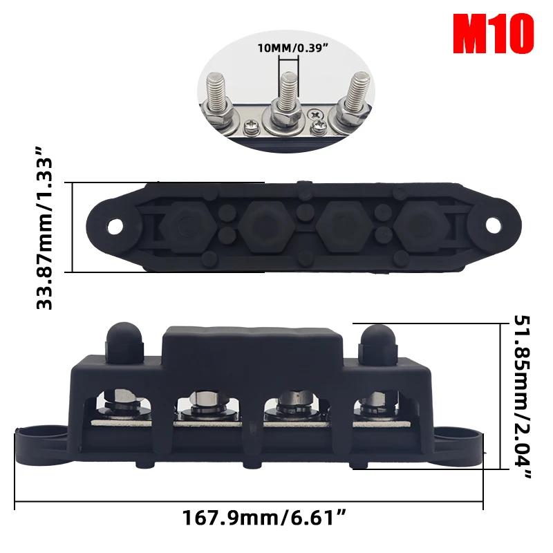 4 Stud Bus BAR Power Distribution Block for Marine Battery Terminals 12v Power Ground Terminal Block Battery Terminals BusBar
4 Stud Bus BAR Power Distribution Block for Marine Battery Terminals 12v Power Ground Terminal Block Battery Terminals BusBar