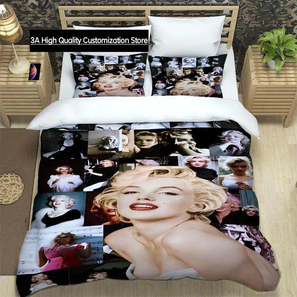 Marilyn Monroe printed Bedding Sets exquisite bed supplies set duvet cover comforter set bedding set luxury Birthday Gift 135x200cm
Marilyn Monroe printed Bedding Sets exquisite bed supplies set duvet cover comforter set bedding set luxury Birthday Gift 135x200cm
