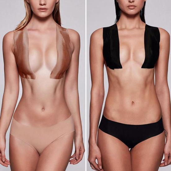 Yousheng 1 Roll Boob Tape with 2Pcs Silicone Breast Patch Sweatproof Breathable Body Tape Highly Adhesive Freely Cut Stretchy Backless Strapless чорний
Yousheng 1 Roll Boob Tape with 2Pcs Silicone Breast Patch Sweatproof Breathable Body Tape Highly Adhesive Freely Cut Stretchy Backless Strapless чорний