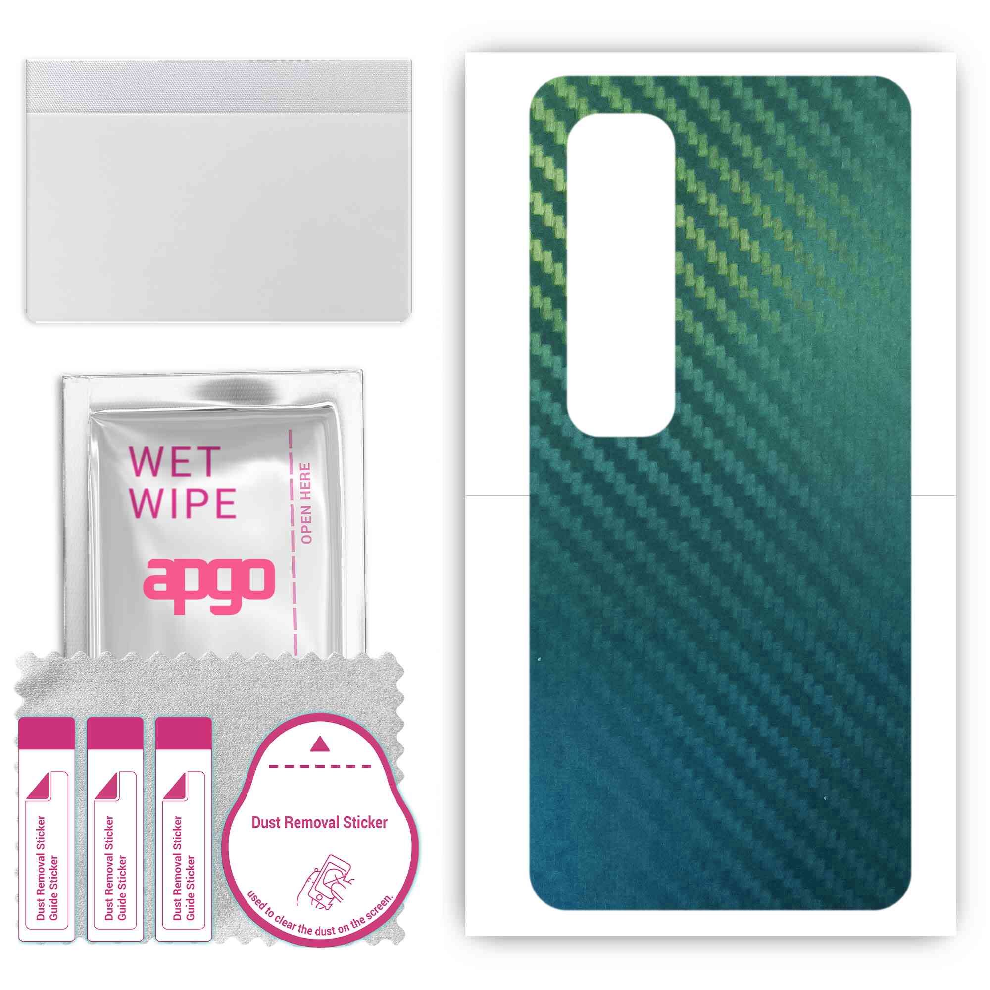 apgo Protective Skin Sticker for the back compatible with Xiaomi Mi 10 Ultra, Wrap Film, Foil, Vinyl - Pattern Carbon Chameleon CAKA1
apgo Protective Skin Sticker for the back compatible with Xiaomi Mi 10 Ultra, Wrap Film, Foil, Vinyl - Pattern Carbon Chameleon CAKA1