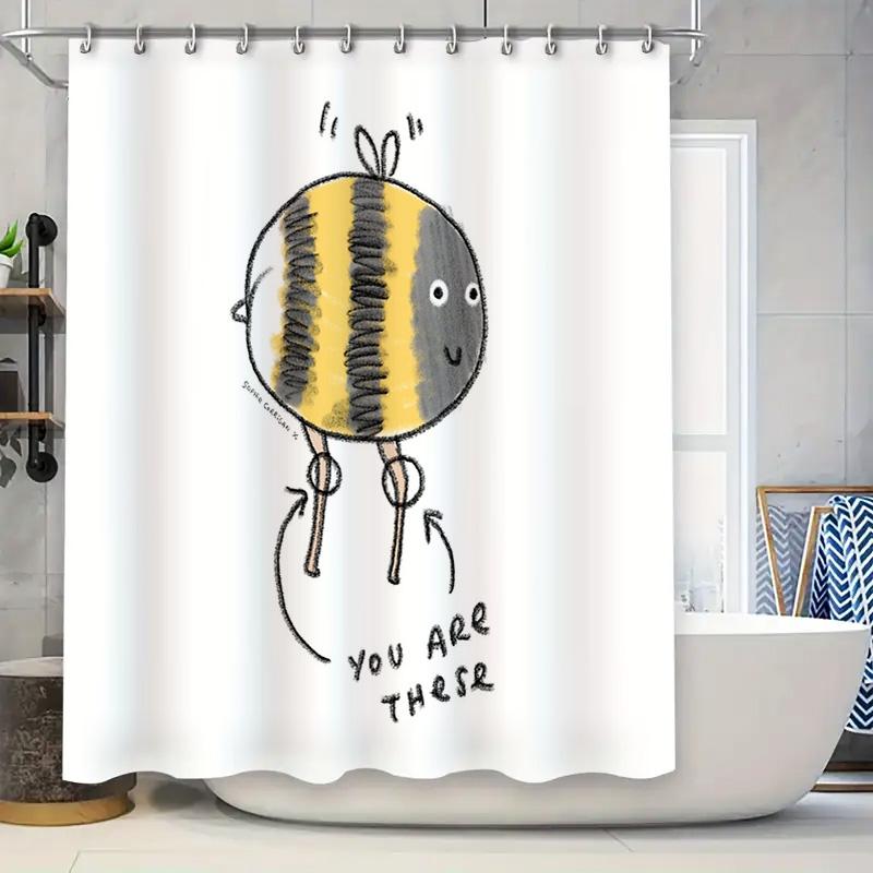 Bee Shower Curtain Nature Forest Animal Decor Bathroom Set Waterproof Vintage Farmhouse Home Decor Washable Fabric W60H190(CM)-1 Pcs
Bee Shower Curtain Nature Forest Animal Decor Bathroom Set Waterproof Vintage Farmhouse Home Decor Washable Fabric W60H190(CM)-1 Pcs