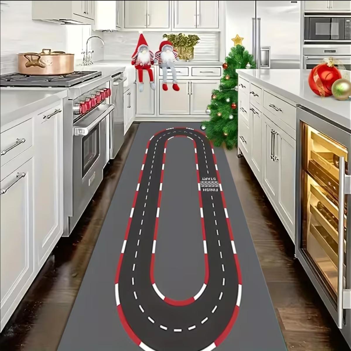 Kitchen Kids Play Area Runner Rug U-Shaped Racing Track Pattern Carpet Non-Slip Easy Clean FamilySpace Home Decor Mat 40X120CM
Kitchen Kids Play Area Runner Rug U-Shaped Racing Track Pattern Carpet Non-Slip Easy Clean FamilySpace Home Decor Mat 40X120CM