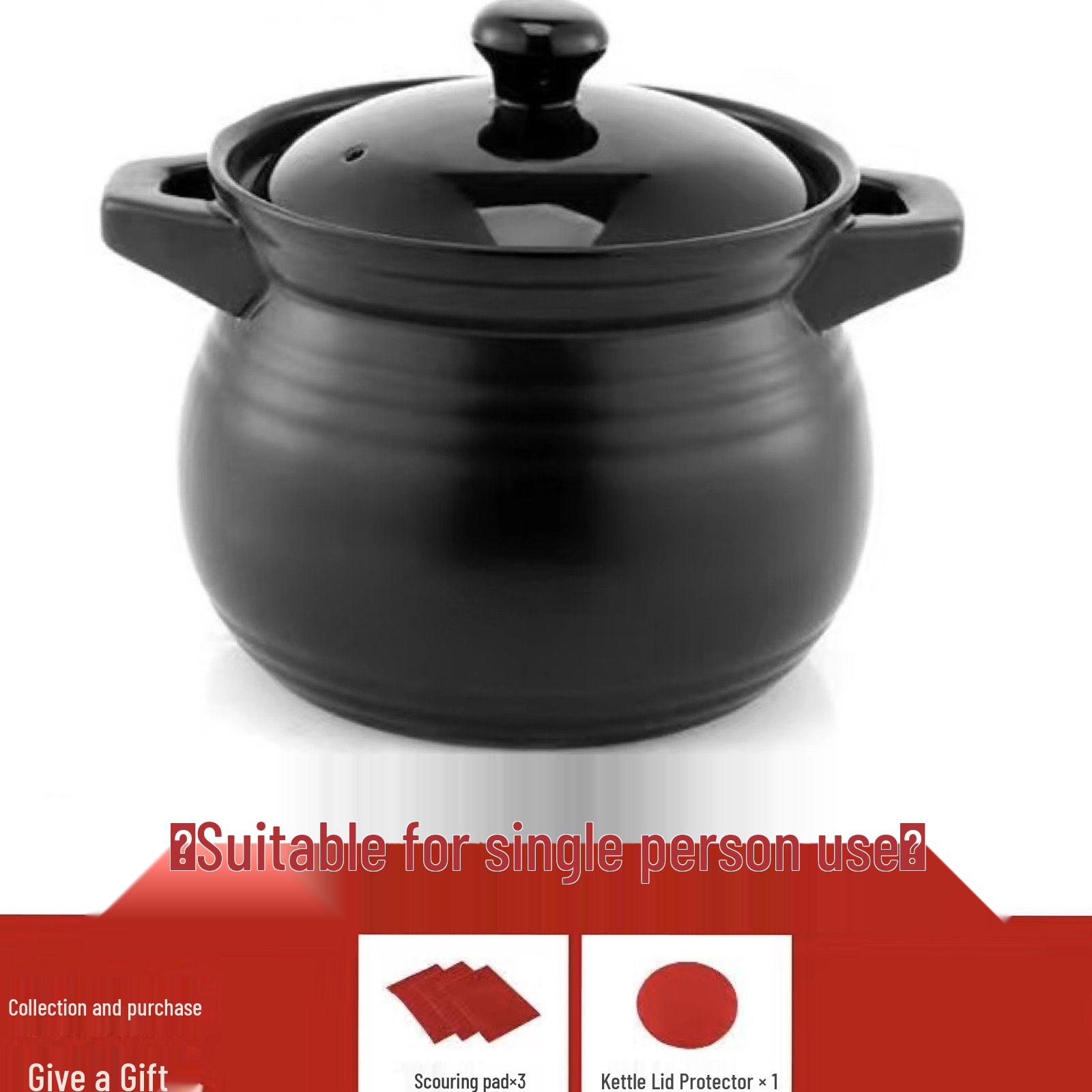 Multi-Use Detachable Decoction Pot for Home: Suitable for Open Flame, Gas, Electric Ceramic, or Clay Pot Cooking.
Multi-Use Detachable Decoction Pot for Home: Suitable for Open Flame, Gas, Electric Ceramic, or Clay Pot Cooking.
