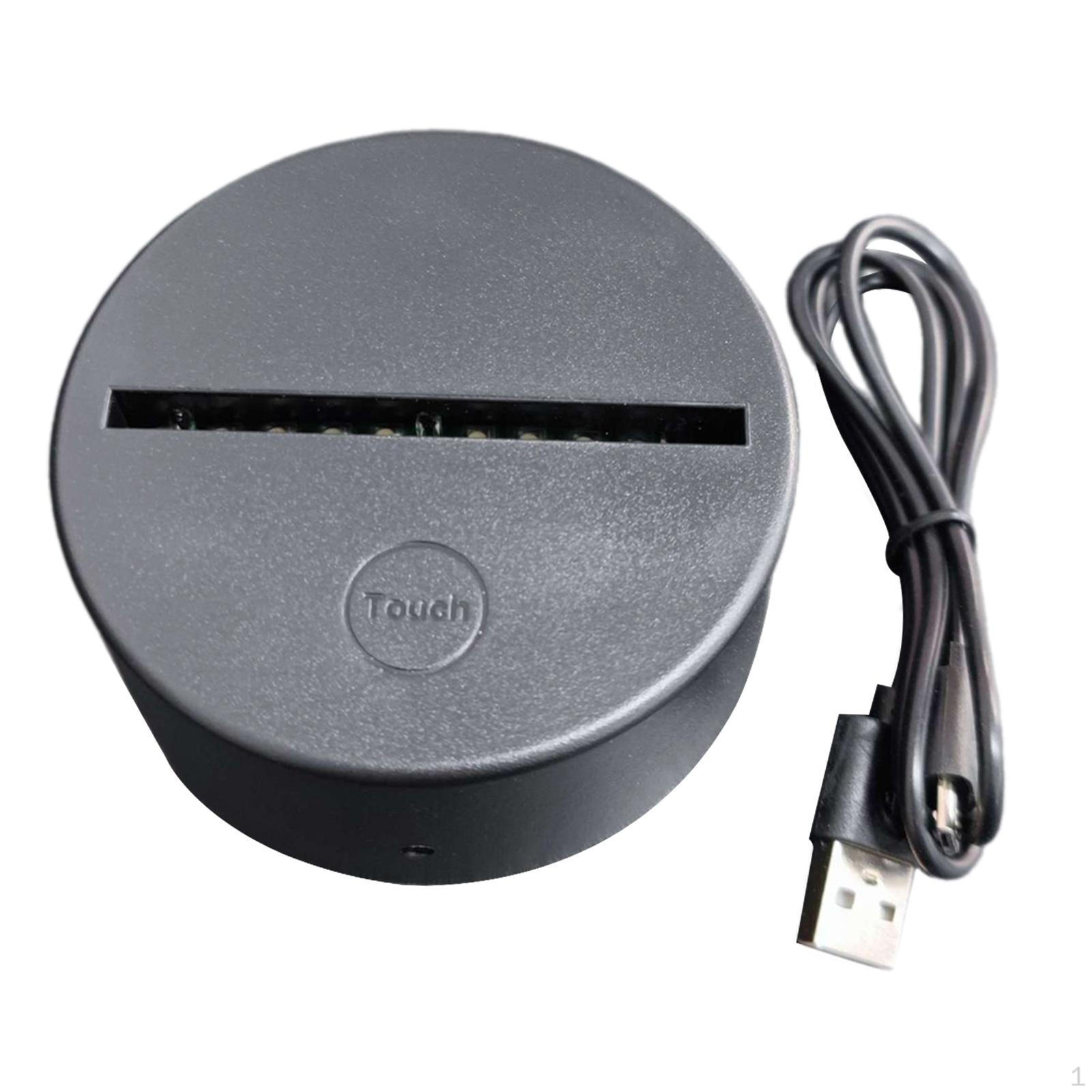 3D-ночная светодиодная лампа с USB-кабелем для магазина, спальни, стекла из смолы Black 7 Color
3D-ночная светодиодная лампа с USB-кабелем для магазина, спальни, стекла из смолы Black 7 Color