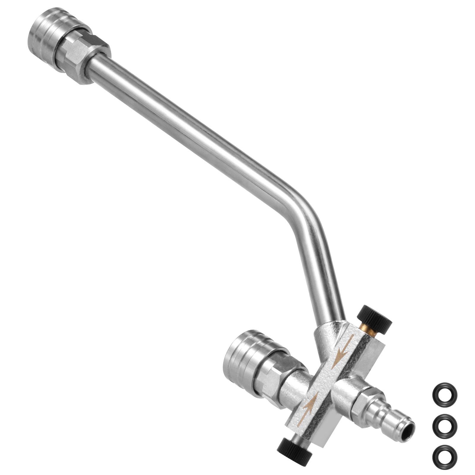 1/4inch Foam Cannon Dual Connector Stainless Steel 4000 PSI high pressure Dual Head Foam Sprayer Good Sealing Attachment for Car серебряный
1/4inch Foam Cannon Dual Connector Stainless Steel 4000 PSI high pressure Dual Head Foam Sprayer Good Sealing Attachment for Car серебряный