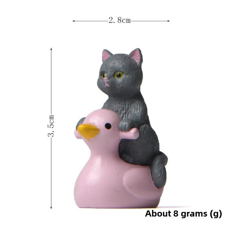 Рожева Качка, Кіт, Кошеня, Фігурки для Садових Мікроландшафтів, Креативні Фігурки рожевий/сірий
Рожева Качка, Кіт, Кошеня, Фігурки для Садових Мікроландшафтів, Креативні Фігурки рожевий/сірий