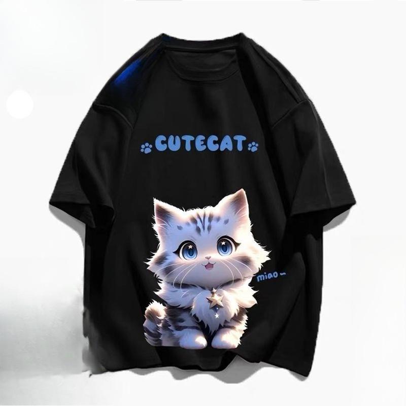 Tshirt Dété En Coton À Unisexches Courtes Chat Mignon Pour Hommes Et Femmes Ample SurdiUnisexsionné Marque Tendance Unisexches Cinq S
Tshirt Dété En Coton À Unisexches Courtes Chat Mignon Pour Hommes Et Femmes Ample SurdiUnisexsionné Marque Tendance Unisexches Cinq S
