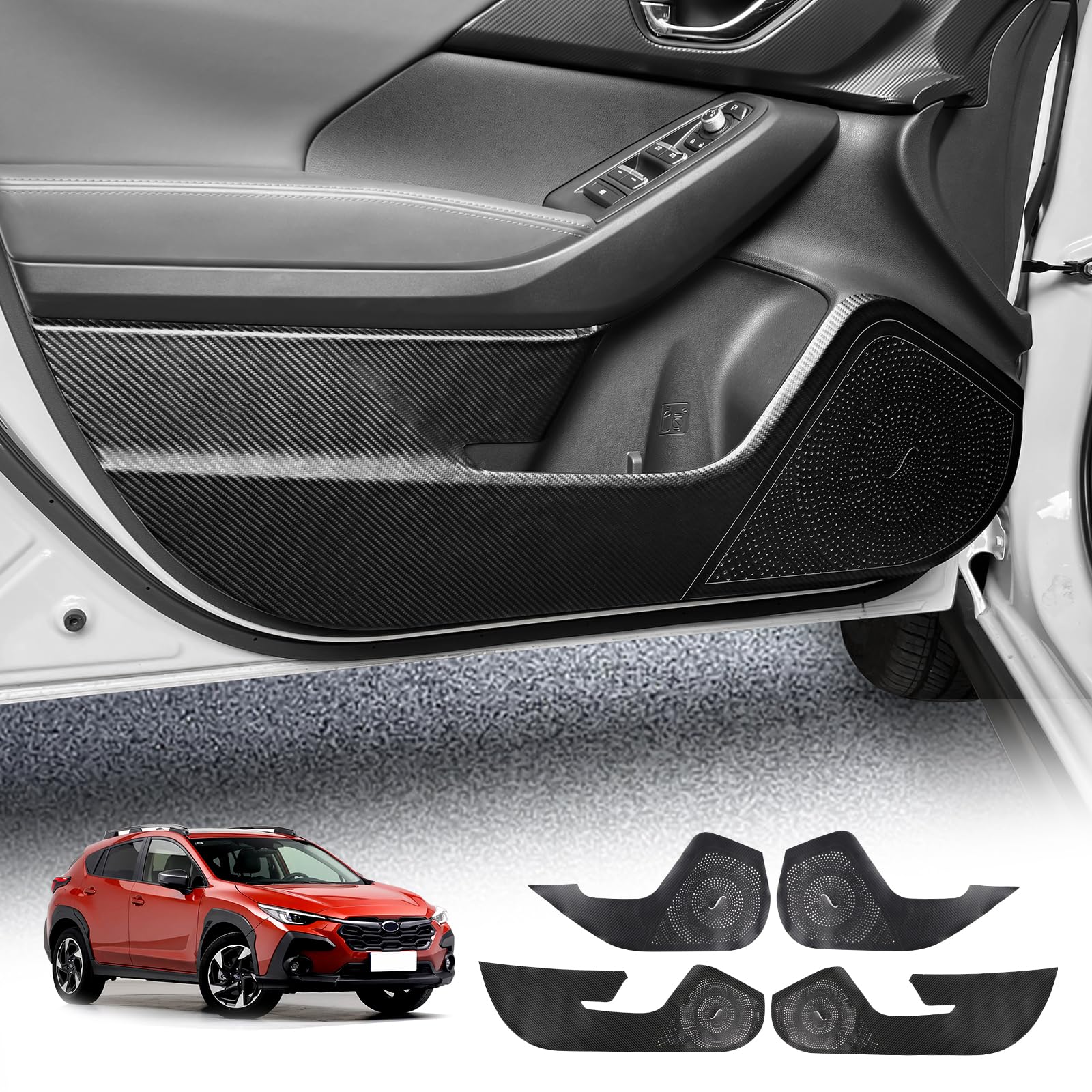 KUNGKIC Door Kick Guards for Subaru 3rd Generation Crosstrek GU Door Scratch and Stain Custom Interior Interior Carbon Fiber Look (2022, 2023, 2024,
KUNGKIC Door Kick Guards for Subaru 3rd Generation Crosstrek GU Door Scratch and Stain Custom Interior Interior Carbon Fiber Look (2022, 2023, 2024,