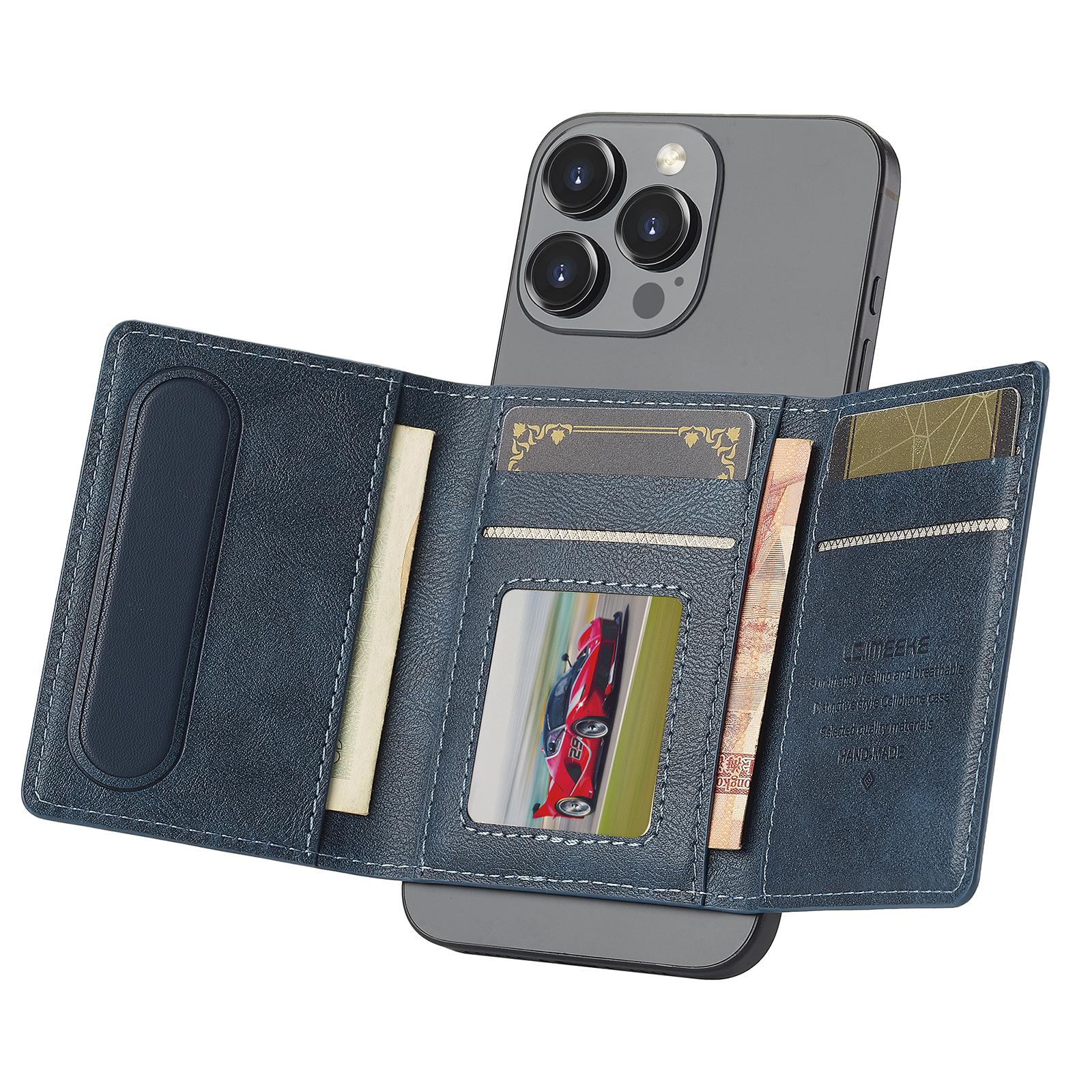 LC.IMEEKE Magnetic Card Holder Kickstand RFID Blocking PU Leather Phone Back Card Case Red
LC.IMEEKE Magnetic Card Holder Kickstand RFID Blocking PU Leather Phone Back Card Case Red