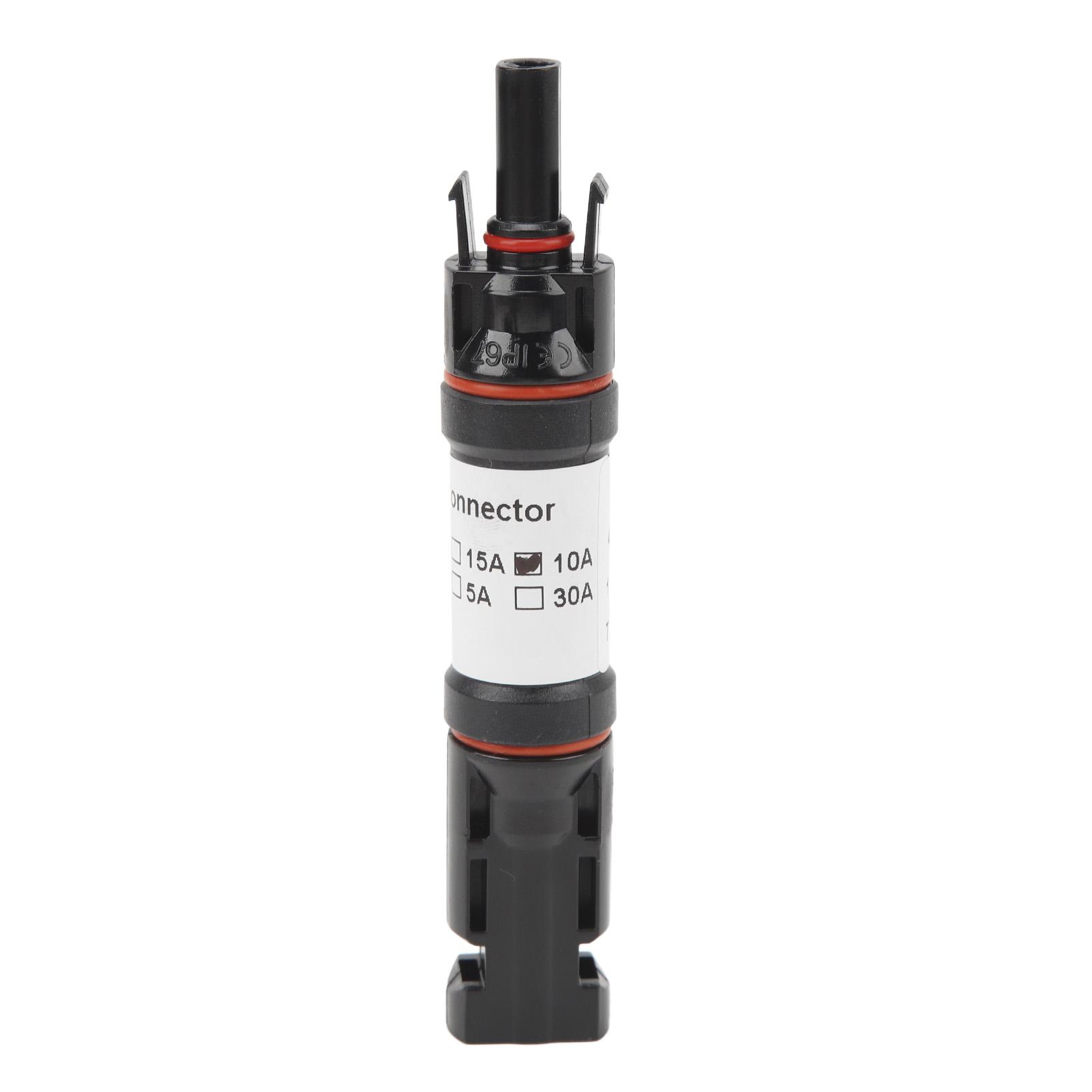 Solar in Line Fuse Holder 1000V 10A with Fuse PV Connector IP67 Waterproof Male Female Safety
Solar in Line Fuse Holder 1000V 10A with Fuse PV Connector IP67 Waterproof Male Female Safety