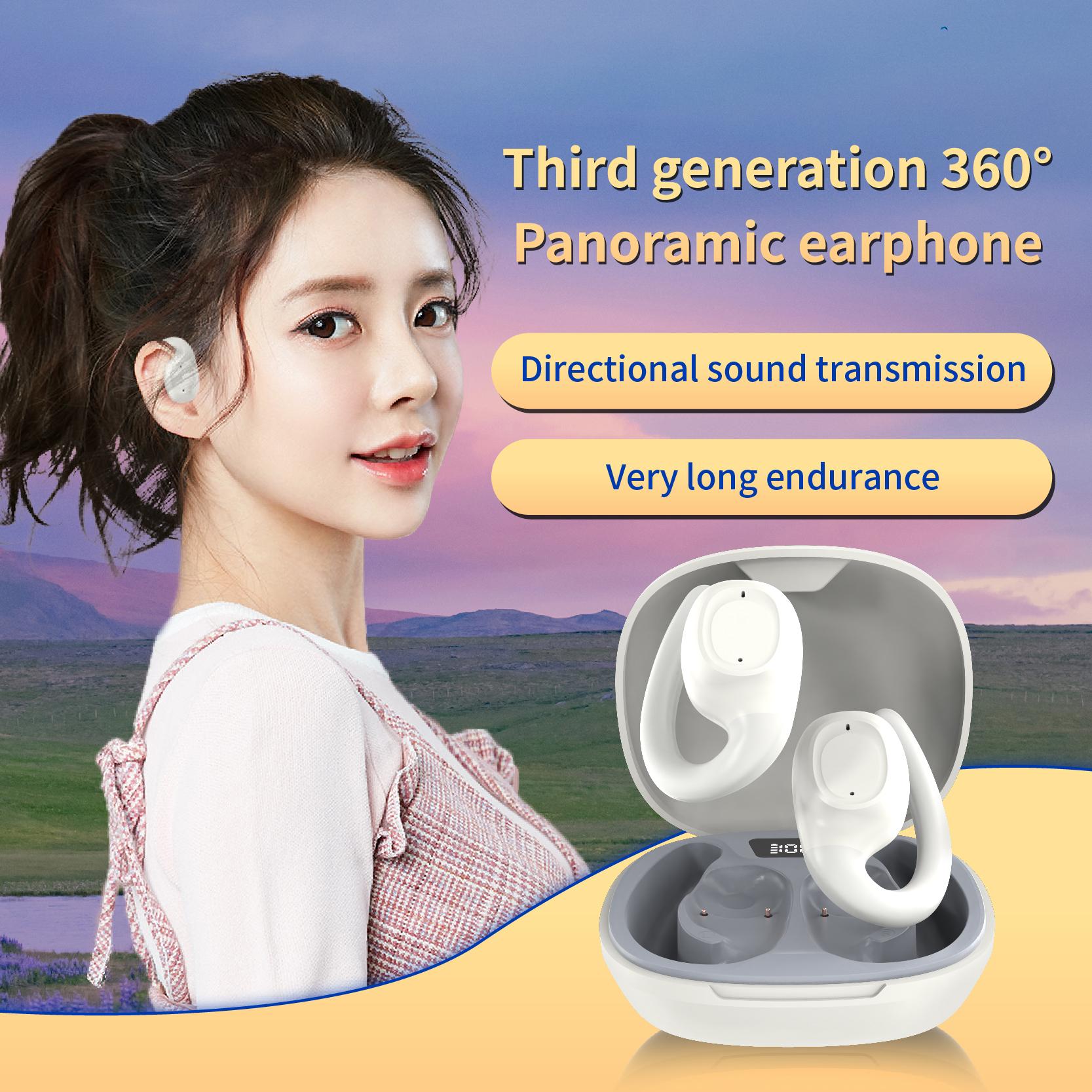 X3 1 Pair OWS Wireless Headsets Open-Ear Bluetooth-compatible Earphones Running Headphones Black
X3 1 Pair OWS Wireless Headsets Open-Ear Bluetooth-compatible Earphones Running Headphones Black