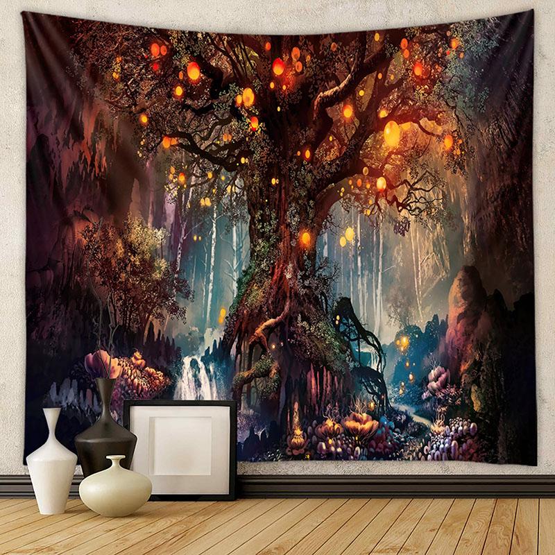 Rectangular Tree of Life Printed Tapestry Sanded Polyester Bedroom Wall Hanging Cloth Lightweight American Home Decor for Gift 74x94cm(29x37in)
Rectangular Tree of Life Printed Tapestry Sanded Polyester Bedroom Wall Hanging Cloth Lightweight American Home Decor for Gift 74x94cm(29x37in)